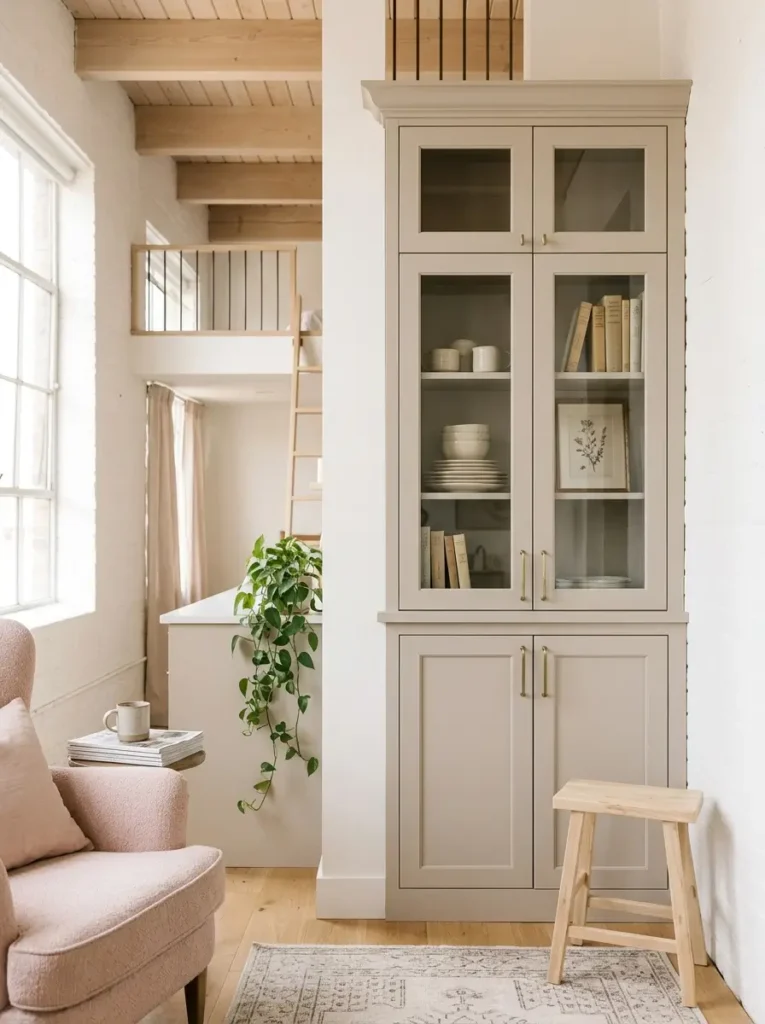 Vertical Cabinets that Use Every Inch Beautifully