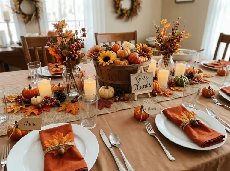 13 Dollar Tree Thanksgiving Table Ideas Everyone Loves