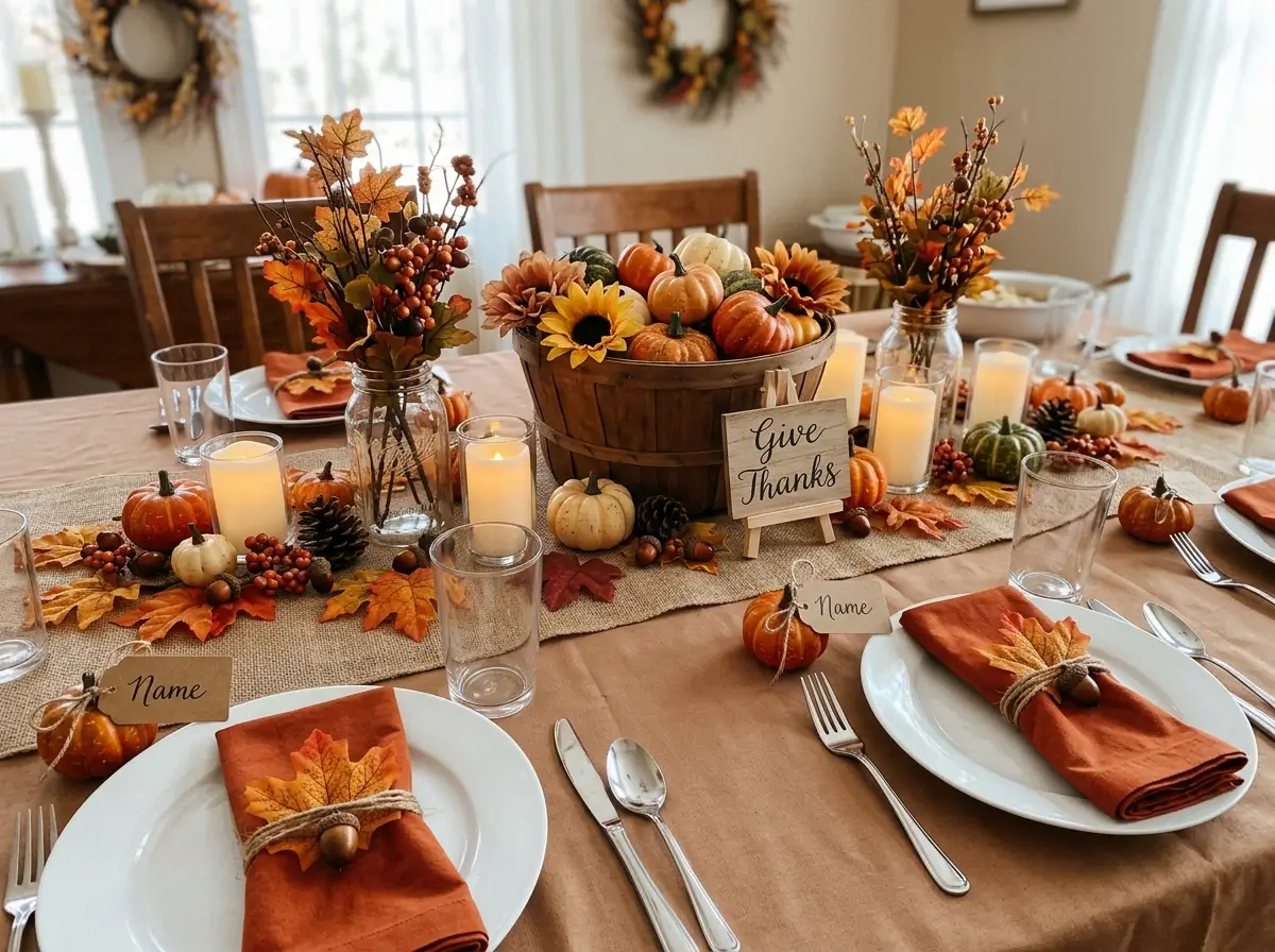 13 Dollar Tree Thanksgiving Table Ideas Everyone Loves