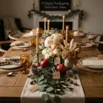 13 Simple Thanksgiving Table Decor Ideas for a Cozy Feast