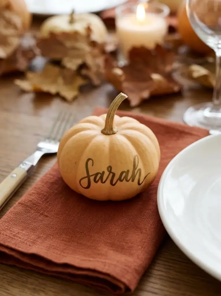 Add Personalized Place Card Decorations