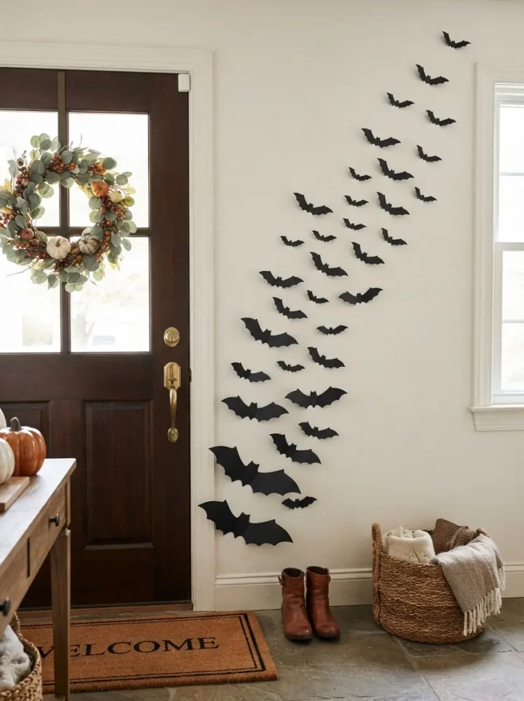 Add Removable Bat Silhouettes