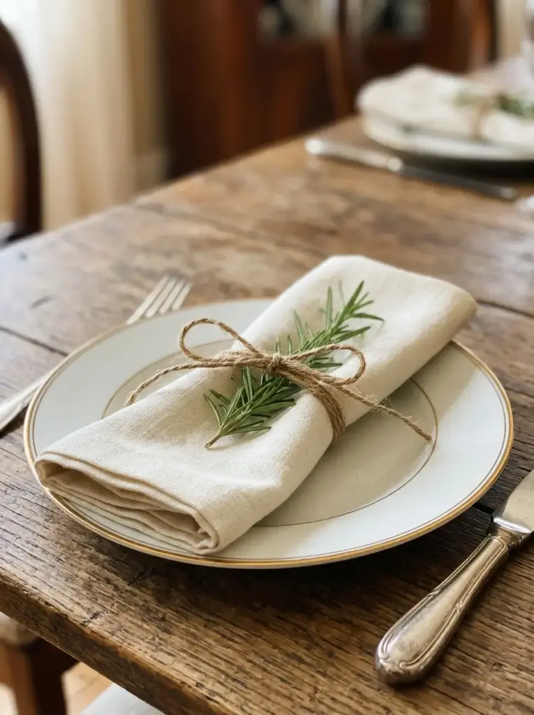 Add personalised place settings for guests
