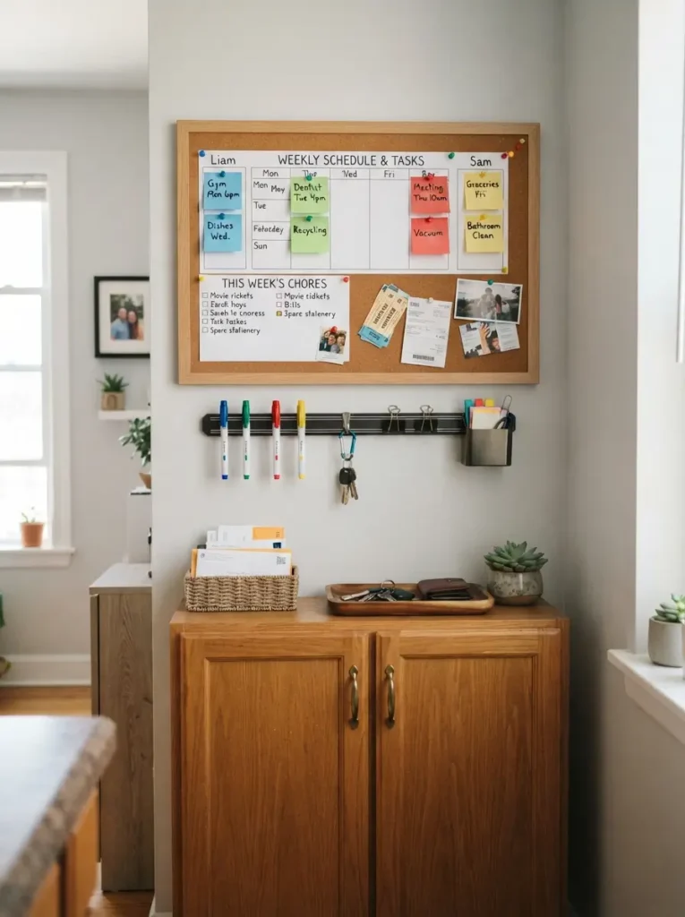 Combine a Pinboard With a Weekly Command Center