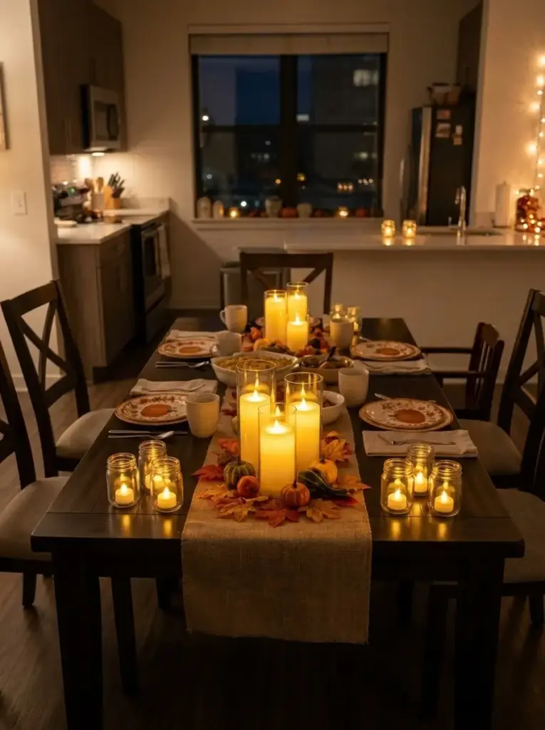 Create Candle Displays for Evening Gatherings