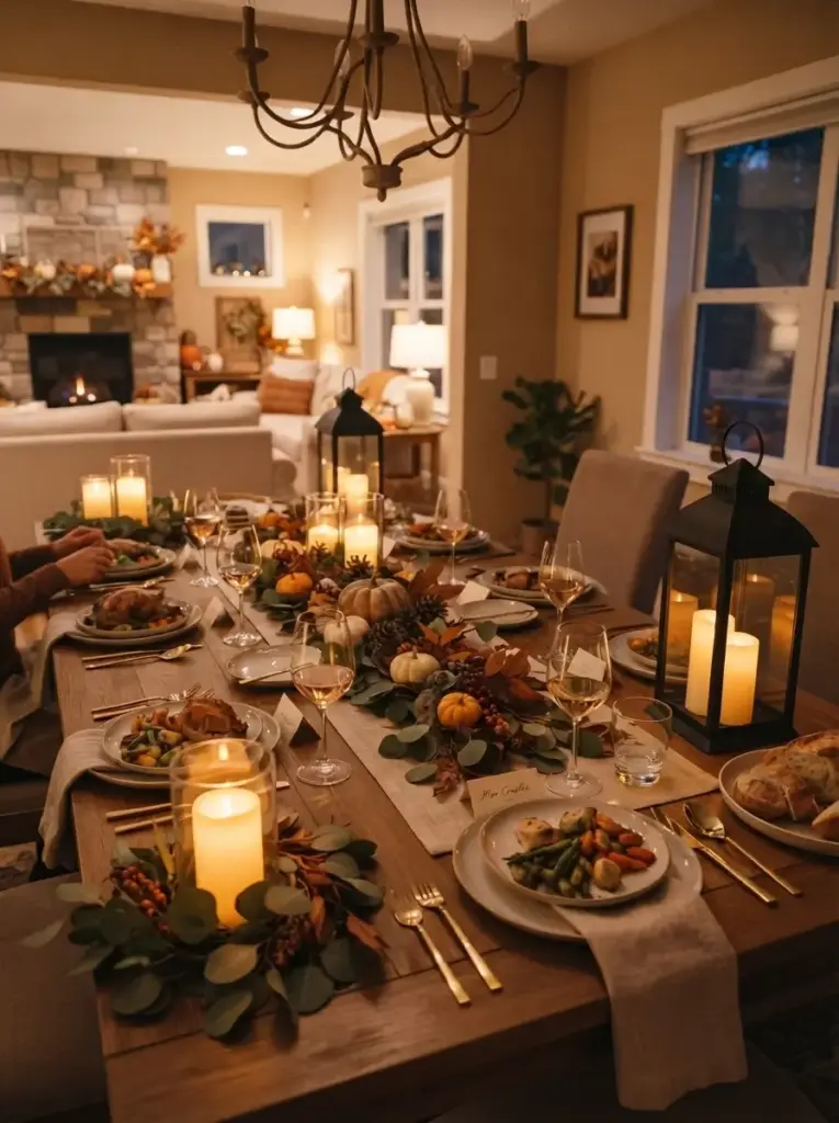 Create a Cozy Candle and Lantern Display