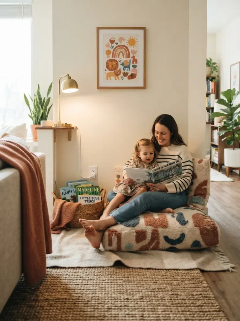 Create a Reading Corner With Floor-Level Comfort