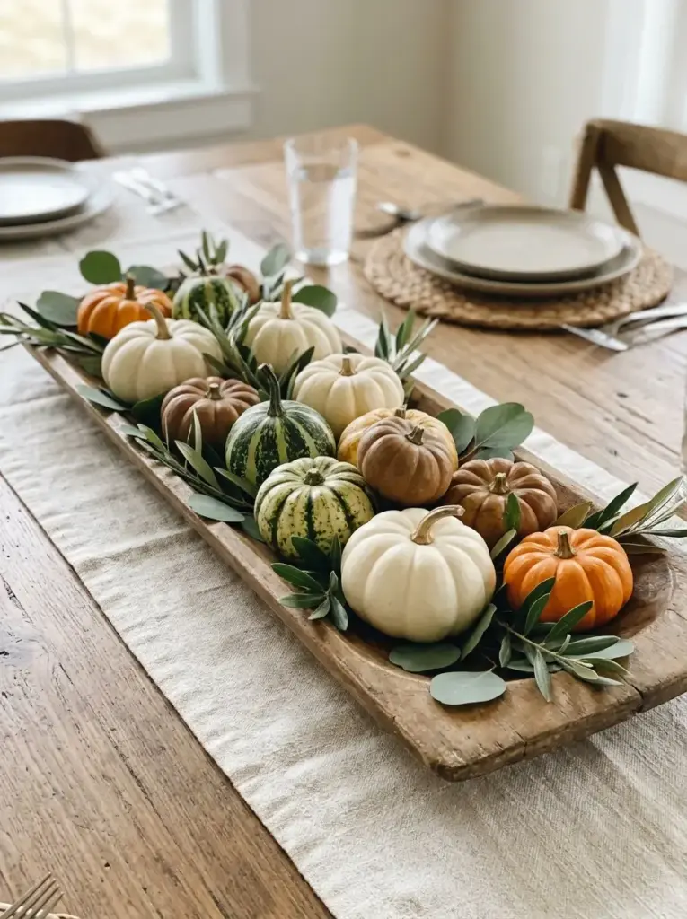 Create a Rustic Pumpkin and Greenery Display
