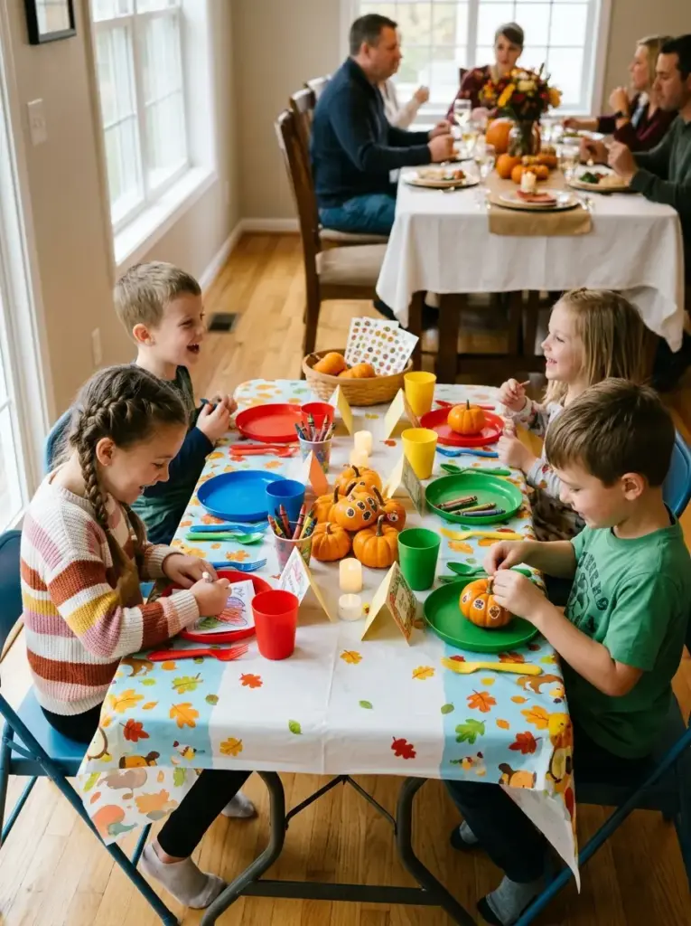 Design a Kid-Friendly Thanksgiving Table