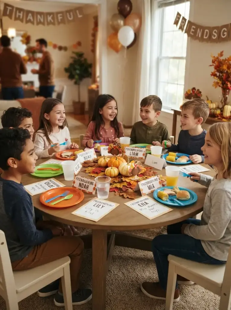 Design a Simple Kids Thanksgiving Table Setting
