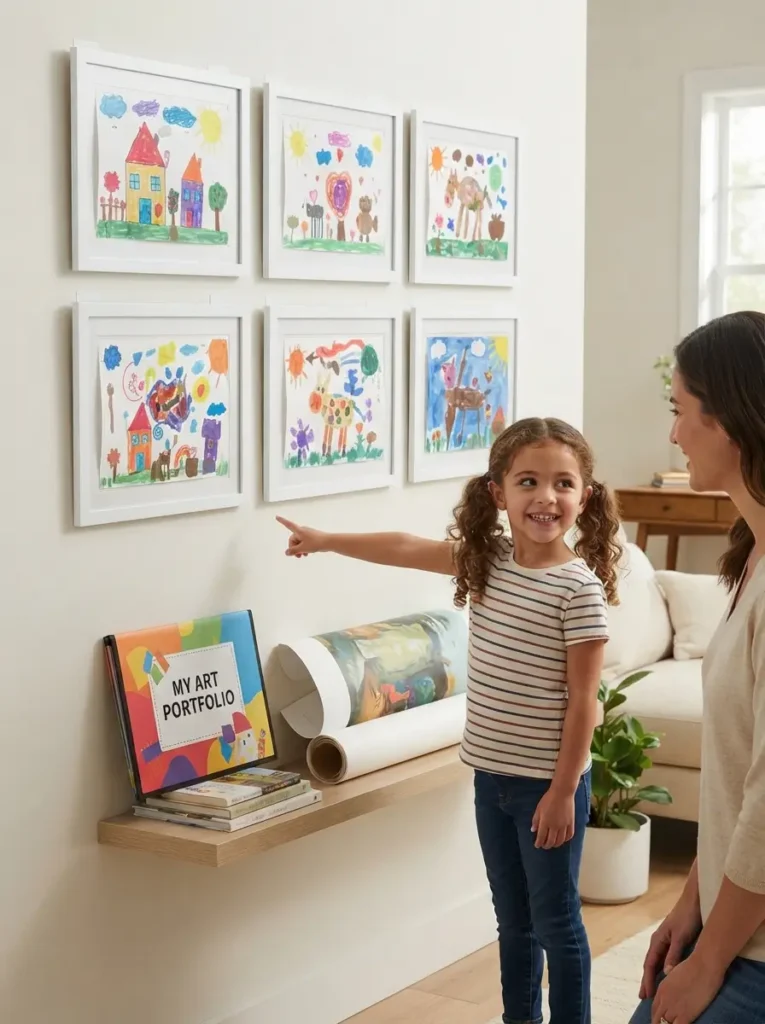 Display Children’s Art With Removable Systems
