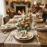 Festive Thanksgiving Dinner Table Settings Made Easy for Warm Gathering