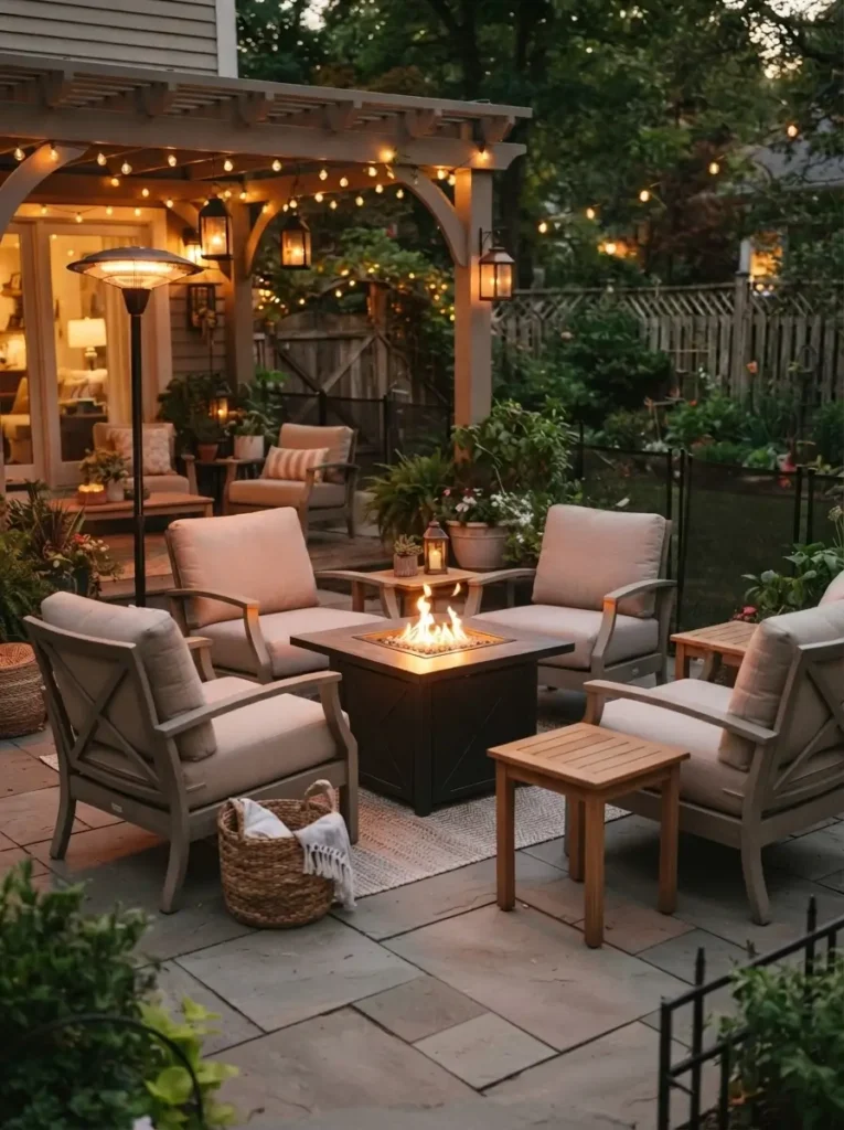 Prepare a Safe Heat Source for Cool Evenings
