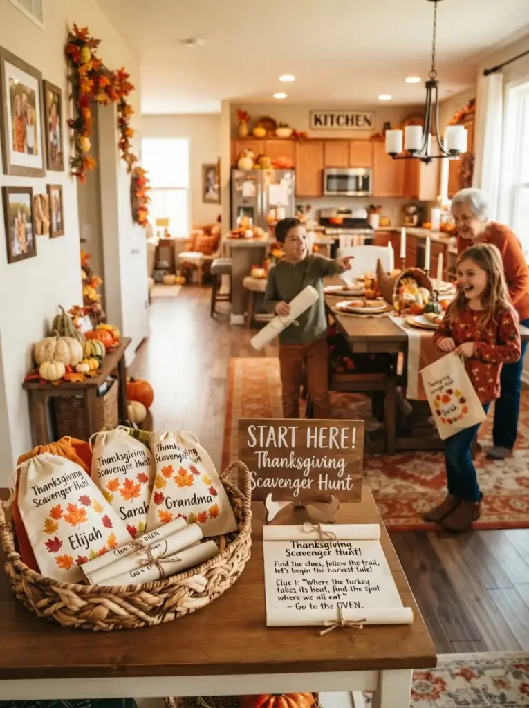 Set Up a Thanksgiving Scavenger Hunt