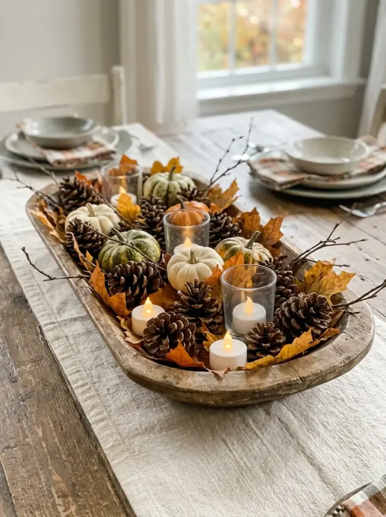 Use Natural Elements Alongside Dollar Tree Decor