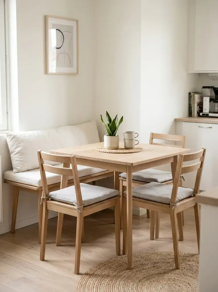 Add A Small Dining Corner With Nordic Style