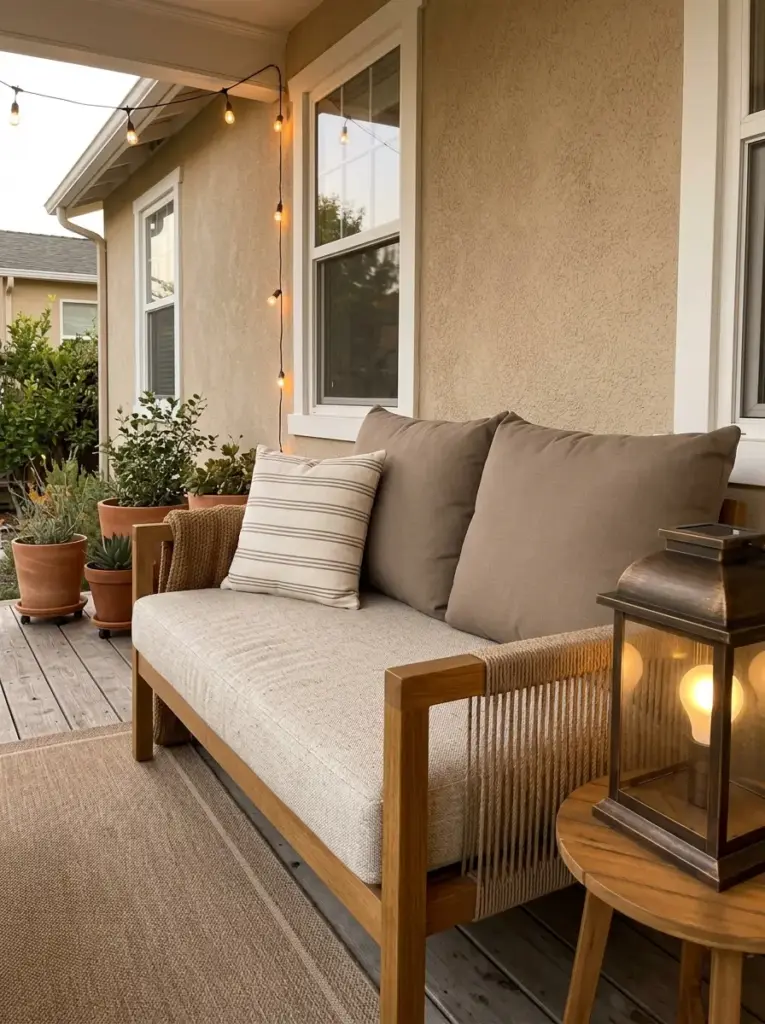 Build a Warm Neutral Seating Area