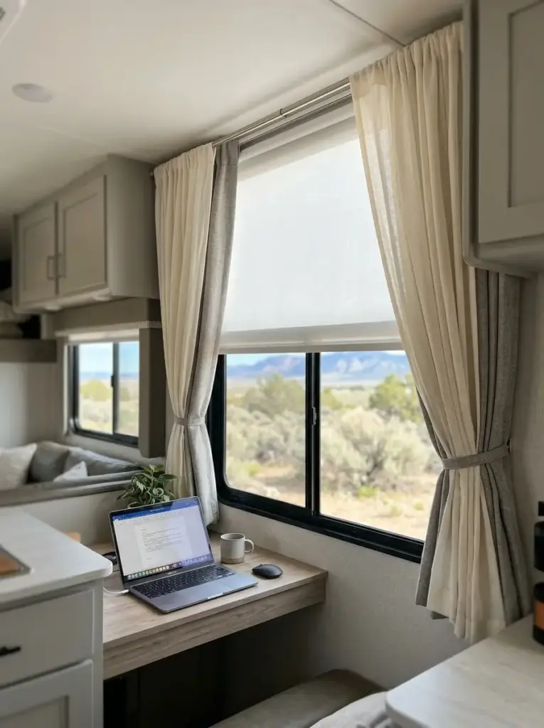Choose Roller Shade And Curtain Combinations