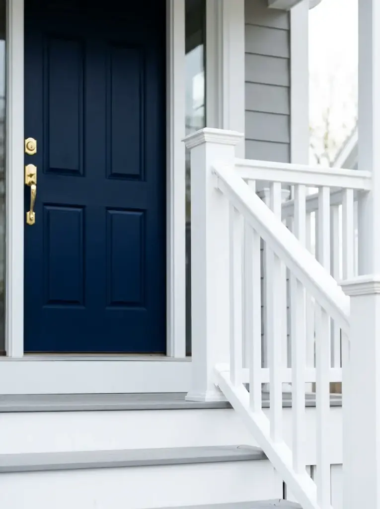 Coordinate the Railing With the Front Door